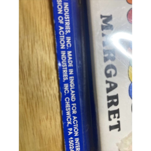 Vintage Retro Margaret With Balloons Dead Stock Ceramic Door Name Wall Sign New - Picture 3 of 12